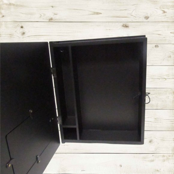 Wood keepsake box with glass picture frame NWT - Picture 5 of 8